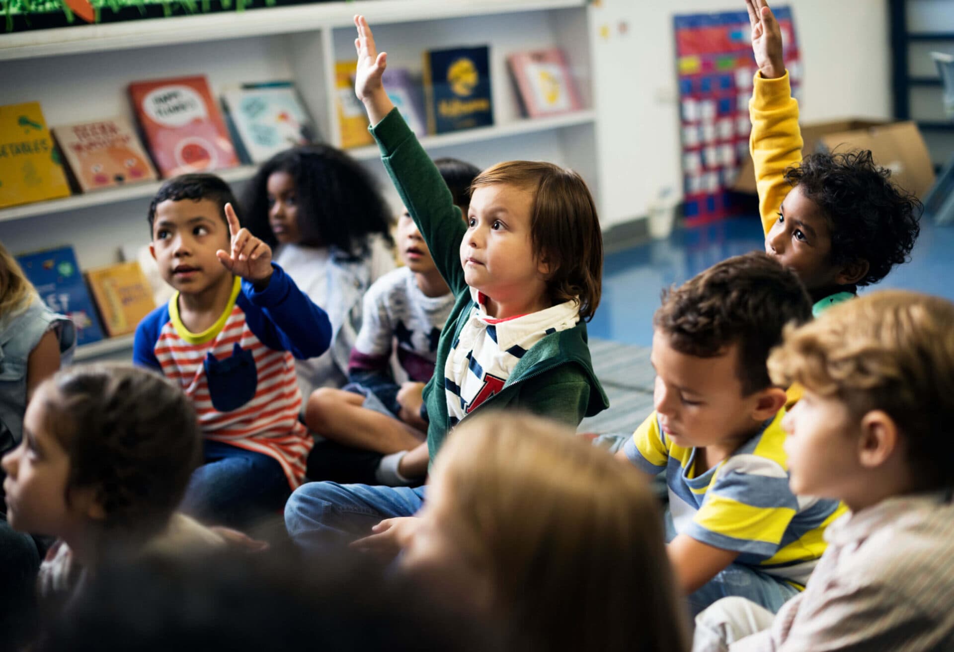 Children learning together at Virginia Early Learning Academies